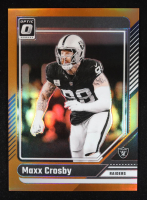 Maxx Crosby 2024 Donruss Optic Orange #105 #195/249 at PristineAuction.com