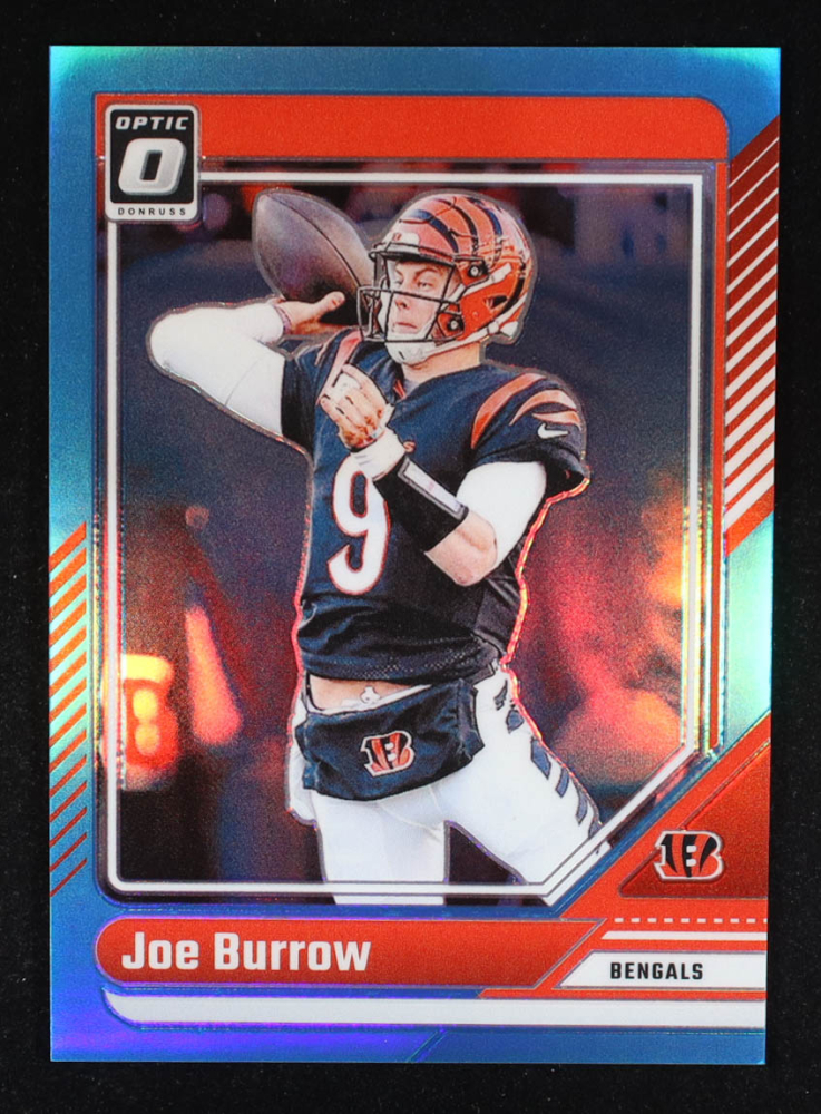 Joe Burrow 2024 Donruss Optic Aqua #38 #013/299