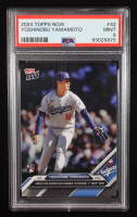 Yoshinobu Yamamoto 2023 Topps Now #42 RC (PSA 9) at PristineAuction.com