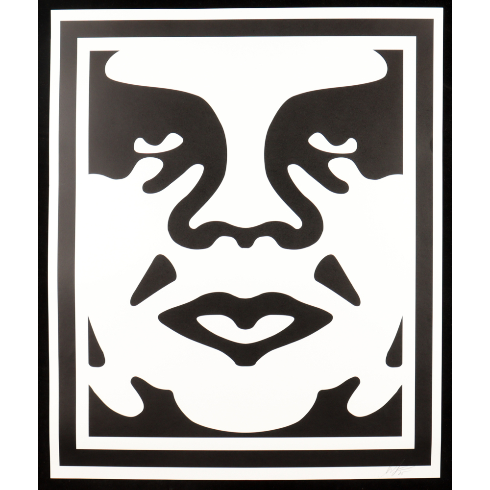 Shepard Fairey - "Obey" Andre the Giant - Signed 25x30 Lithograph (PA) at PristineAuction.com