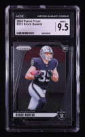 Brock Bowers 2024 Panini Prizm #315 RC (CGC 9.5) at PristineAuction.com
