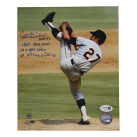 Juan Marichal Signed Giants 8x10 Photo with (4) Career Stat Inscriptions (JSA) at PristineAuction.com
