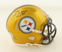 Joe Greene Signed Steelers Speed Mini Helmet Inscribed "HOF 87" (Beckett) at PristineAuction.com