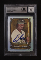 Lawrence Butler Signed 2024 Topps Allen and Ginter Silver Portrait #57 RC (BGS | Auto 10) at PristineAuction.com