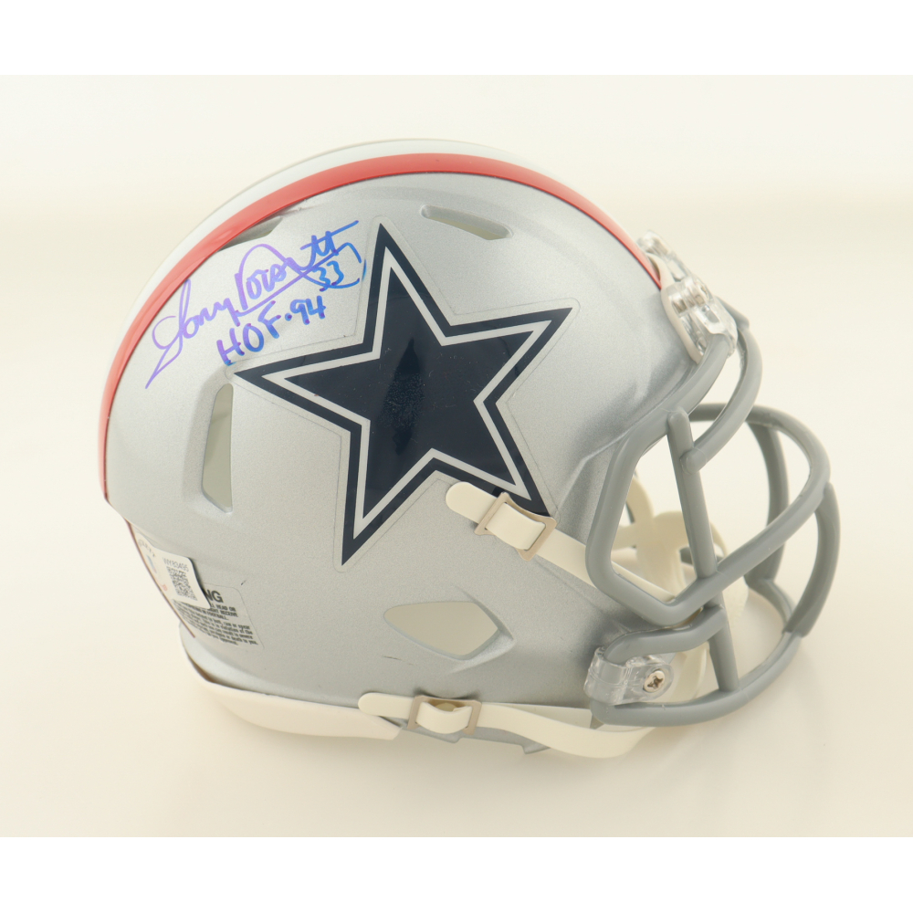 Tony Dorsett Signed Cowboys Speed Mini Helmet Inscribed "HOF '94" (Beckett) at PristineAuction.com