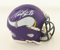 Adrian Peterson Signed Vikings Speed Mini Helmet (Beckett) at PristineAuction.com