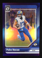 Puka Nacua 2024 Donruss Optic Purple #115 #02/60 at PristineAuction.com