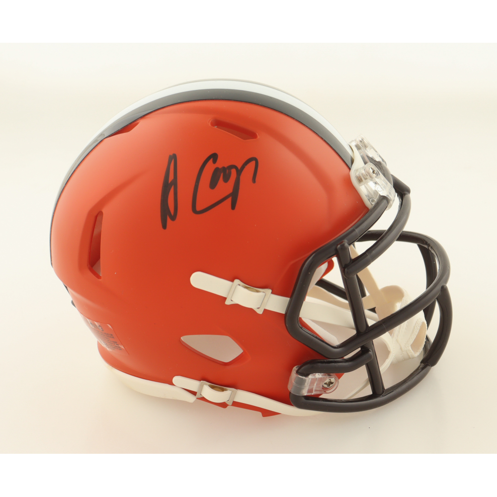 Amari Cooper Signed Browns Speed Mini Helmet (JSA) at PristineAuction.com