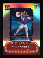 JJ McCarthy 2024 Donruss Optic Uptowns #10 RC at PristineAuction.com