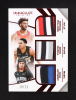 Patrick Williams/Devin Vassell/Cole Anthony 2020-21 Panini Immaculate Triple Patch Rookie #RRTWVA RC #20/25 at PristineAuction.com