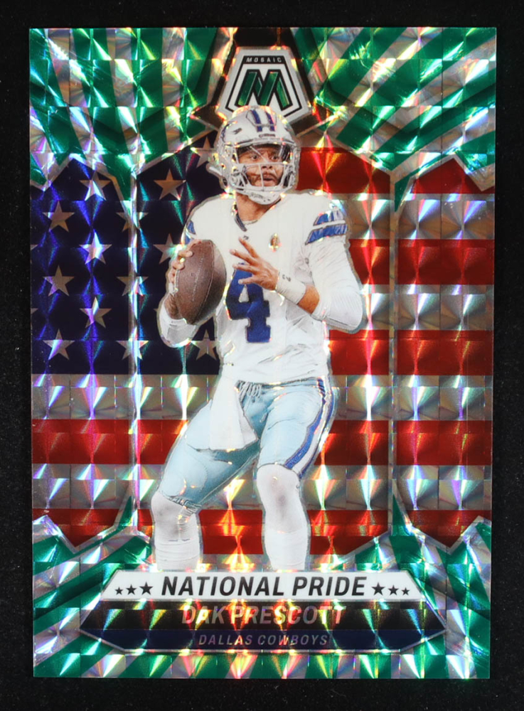 Dak Prescott 2024 Panini Mosaic Mosaic Green Swirl NP #253 #03/13