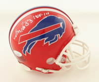 Andre Reed Signed Bills Speed Mini Helmet Inscribed "HOF 14" (JSA) at PristineAuction.com
