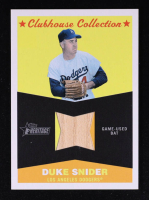 Duke Snider 2009 Topps Heritage Clubhouse Collection Relics #DS HN at PristineAuction.com