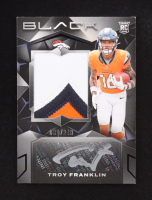 Troy Franklin 2024 Panini Black #216 RC #081/249 at PristineAuction.com