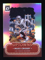 Maxx Crosby 2024 Donruss Optic Uptowns #22 at PristineAuction.com