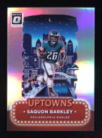 Saquon Barkley 2024 Donruss Optic Uptowns #17 at PristineAuction.com