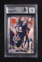 Ray Lewis Signed 1996 Stadium Club #351 RC (BGS | Auto 10) at PristineAuction.com