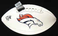 RJ Harvey Signed Broncos Logo Football (JSA) at PristineAuction.com