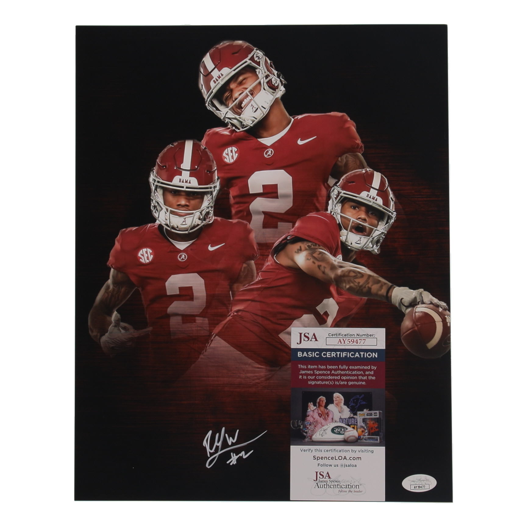Ryan Williams Signed Alabama Crimson Tide 11x14 Photo (JSA) at PristineAuction.com Ryan Williams Signed Alabama Crimson Tide 11x14 Photo (JSA) at PristineAuction.com