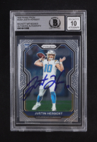 Justin Herbert Signed 2020 Panini Prizm #325A RC (BGS | Auto 10) at PristineAuction.com
