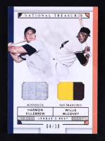 Harmon Killebrew / Willie McCovey 2016 Panini National Treasures Leagues Best Jerseys Combo Gold #5 #04/10 at PristineAuction.com