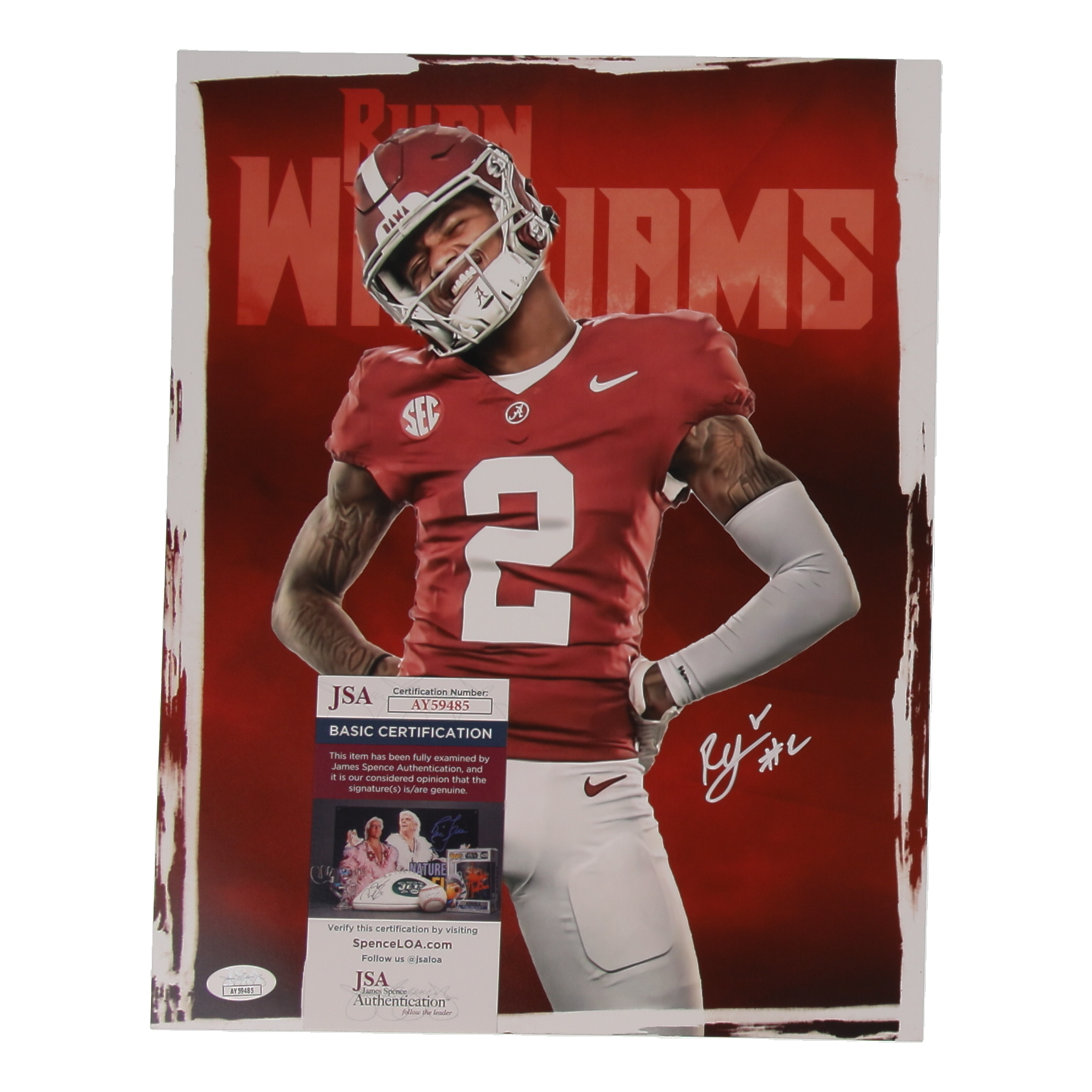 Ryan Williams Signed Alabama Crimson Tide 11x14 Photo (JSA) at PristineAuction.com Ryan Williams Signed Alabama Crimson Tide 11x14 Photo (JSA) at PristineAuction.com