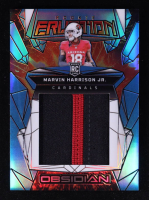 Marvin Harrison Jr. 2024 Panini Obsidian Rookie Eruption Materials Blue #35 #08/25 RC at PristineAuction.com