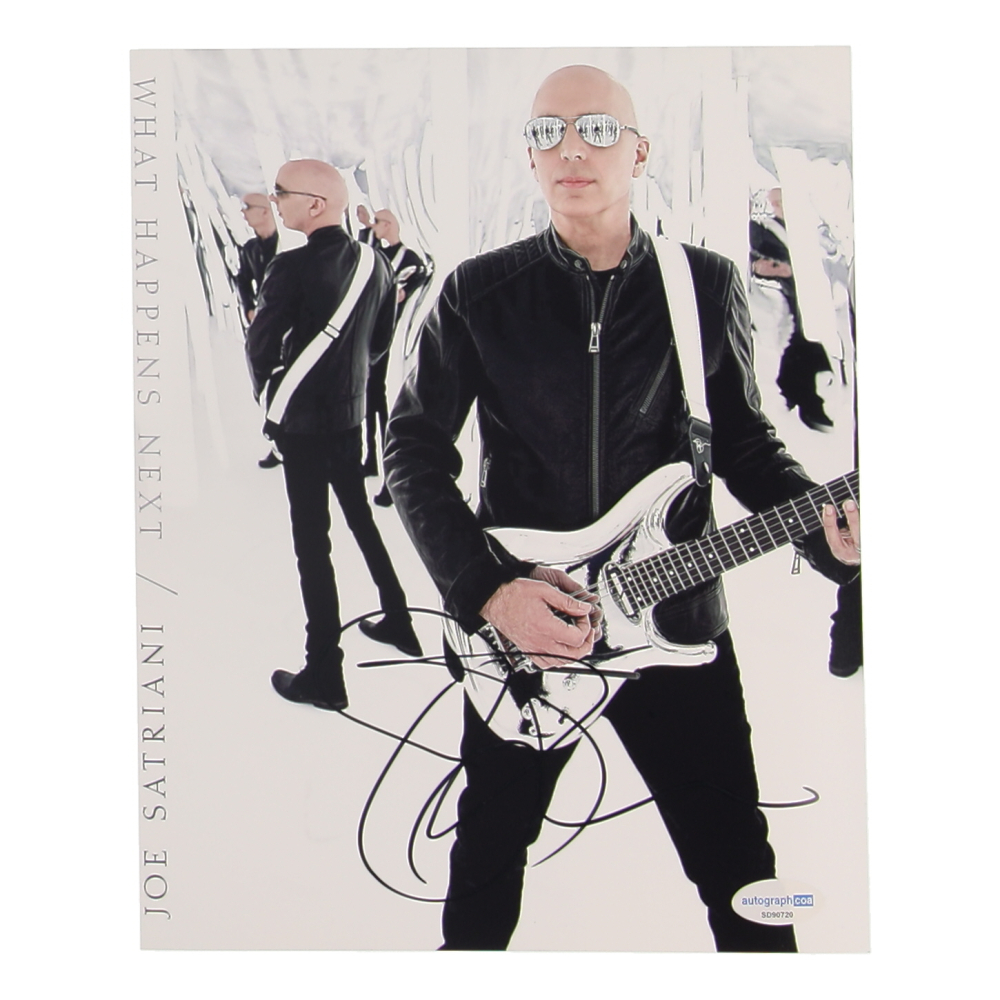 Joe Satriani Signed 8x10 Photo (ACOA) at PristineAuction.com