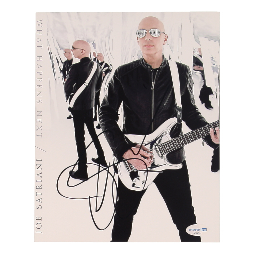 Joe Satriani Signed 8x10 Photo (ACOA) at PristineAuction.com