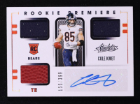 Cole Kmet 2020 Absolute #232 Jersey Autograph #155/399 RC at PristineAuction.com