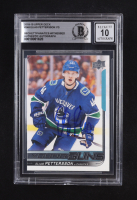 Elias Pettersson Signed 2018-19 Upper Deck #248 RC (BGS | Auto 10) at PristineAuction.com