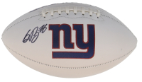Saquon Barkley Signed Giants Logo Football (PSA) at PristineAuction.com