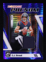 CJ Stroud 2023 Donruss Optic Rookie Phenoms Jerseys Blue Hyper #5 RC at PristineAuction.com