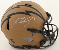 Ladd McConkey Signed Chargers Full-Size Authentic On-Field Salute to Service Alternate Speed Helmet (Beckett) at PristineAuction.com