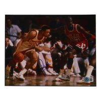 Doc Rivers Signed Hawks 8x10 Photo (Beckett) at PristineAuction.com