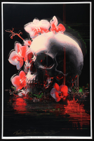 "Floral Requiem" 24x36 2025 Original Fine Art Giclee Print on 257 GSM Paper by Tadas Zaicikas | TedyZet (Zaicikas) at PristineAuction.com