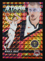 Nikola Jokic 2024-25 Panini Mosaic Stare Masters Mosaic Pink #6 #143/149 at PristineAuction.com