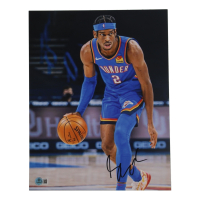 Shai Gilgeous-Alexander Signed Thunder 11x14 Photo (Beckett) at PristineAuction.com