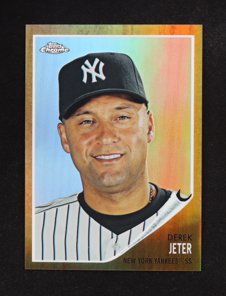 Derek Jeter 2011 Topps Heritage Chrome Refractors #C170 #168/562 at PristineAuction.com Derek Jeter 2011 Topps Heritage Chrome Refractors #C170 #168/562 at PristineAuction.com