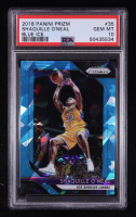 Shaquille O'Neal 2018-19 Panini Prizm Prizms Blue Ice #35 #07/99 (PSA 10) at PristineAuction.com