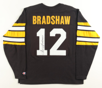 Terry Bradshaw Signed Steelers Champion Authentic Jersey (Beckett) at PristineAuction.com