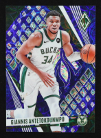 Giannis Antetokounmpo 2023-24 Panini Phoenix Blue #176 #01/35 at PristineAuction.com
