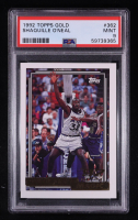 Shaquille O'Neal 1992-93 Topps Gold #362 RC (PSA 9) at PristineAuction.com
