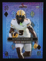 Luther Burden III 2024 Wild Card 5 Card Draw Stacked Deck Ten of Diamonds Blue #SDPDLBN #2/2 RC at PristineAuction.com