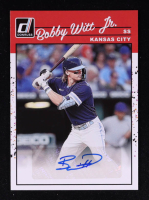 Bobby Witt Jr. 2023 Donruss Retro '90 Signatures #100 at PristineAuction.com
