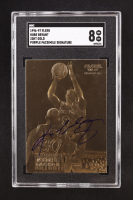 Kobe Bryant 1996-97 Fleer Purple Signature 23KT Gold RC (SGC 8) at PristineAuction.com