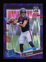 CJ Stroud 2023 Donruss Optic Purple Shock #244 RR RC at PristineAuction.com
