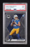 Justin Herbert 2020 Panini Mosaic #204 RC (PSA 9) at PristineAuction.com