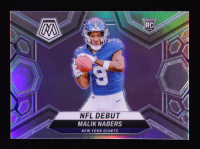 Malik Nabers 2024 Panini Mosaic Silver #284 DEB RC at PristineAuction.com