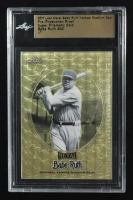 Babe Ruth 2019 Leaf Metal Babe Ruth Yankee Stadium Seat Pre-Production Proof Super Prismatic Gold #40 #1/1 (Leaf) at PristineAuction.com